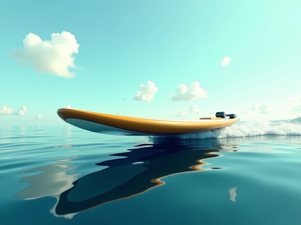 Battery Powered Hydrofoil Surfboard