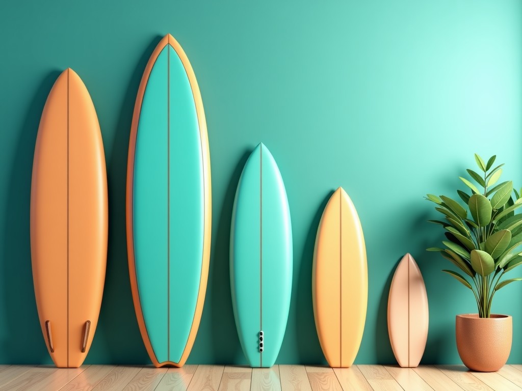 Custom Petrol Surfboard