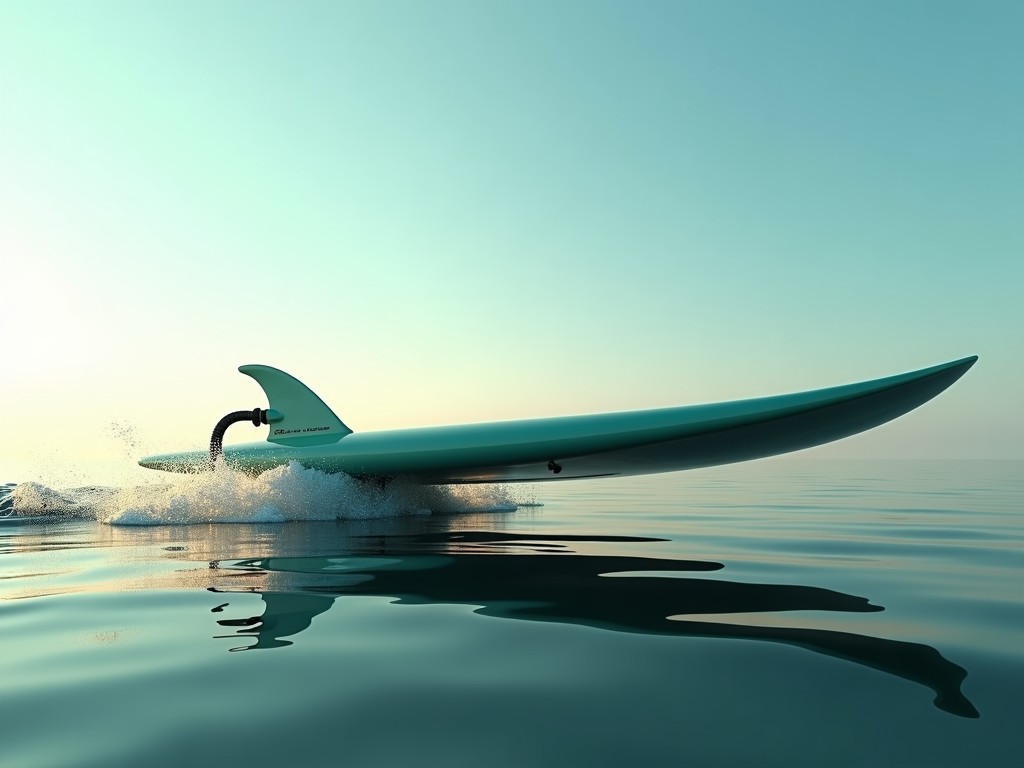 Fuel Efficient Gas Powered Surfboard For Long Distance Riding