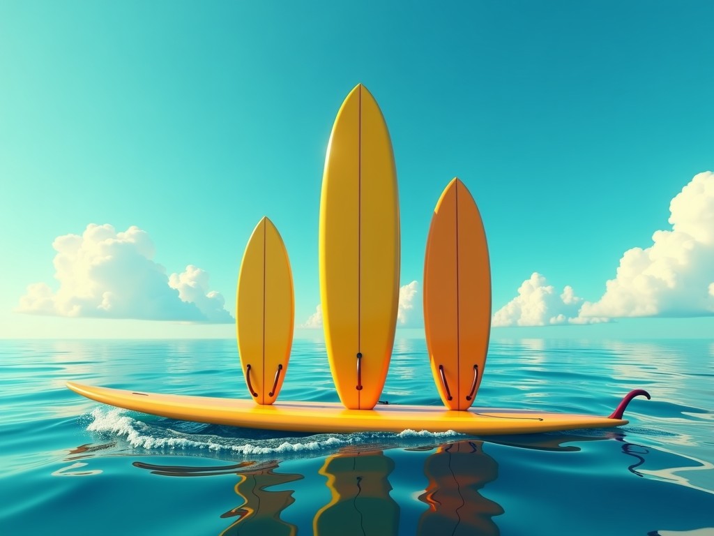 High Horsepower Gas Powered Surfboard